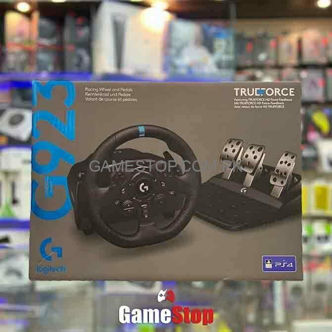 Logitech G923 Racing Wheel and Pedals for PS5, PS4 and PC – GameStop ...