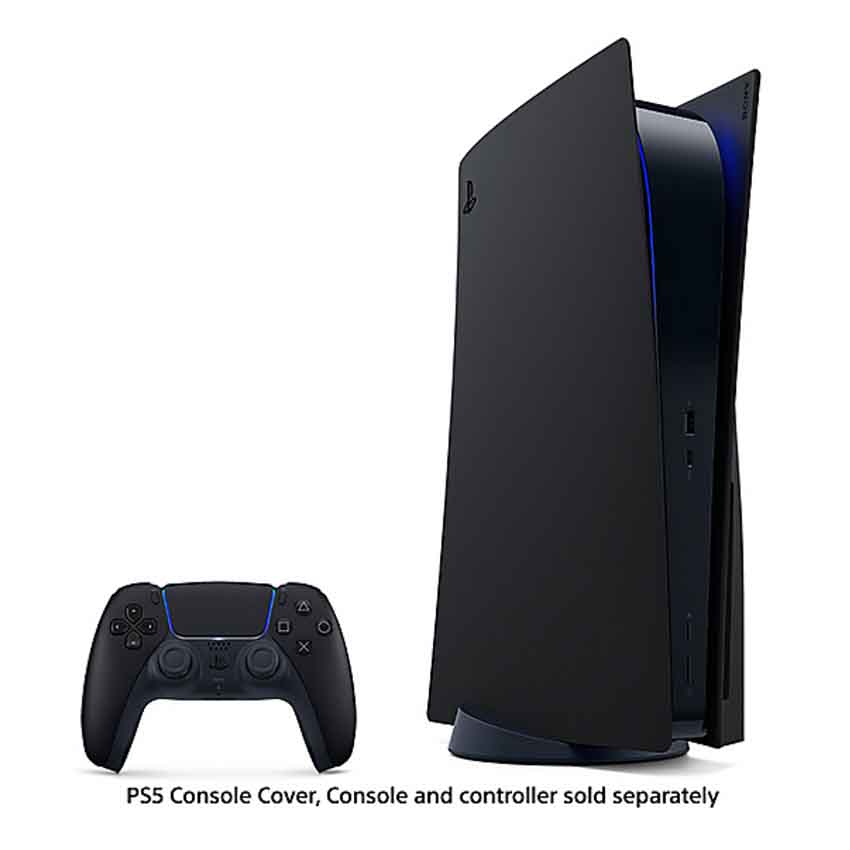 PS5 Faceplates Side Panels Compatible with PS5 Disc Edition ( Black ...