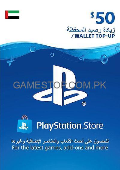 PlayStation PSN Digital Code $50 (UAE account) – GameStop Pakistan